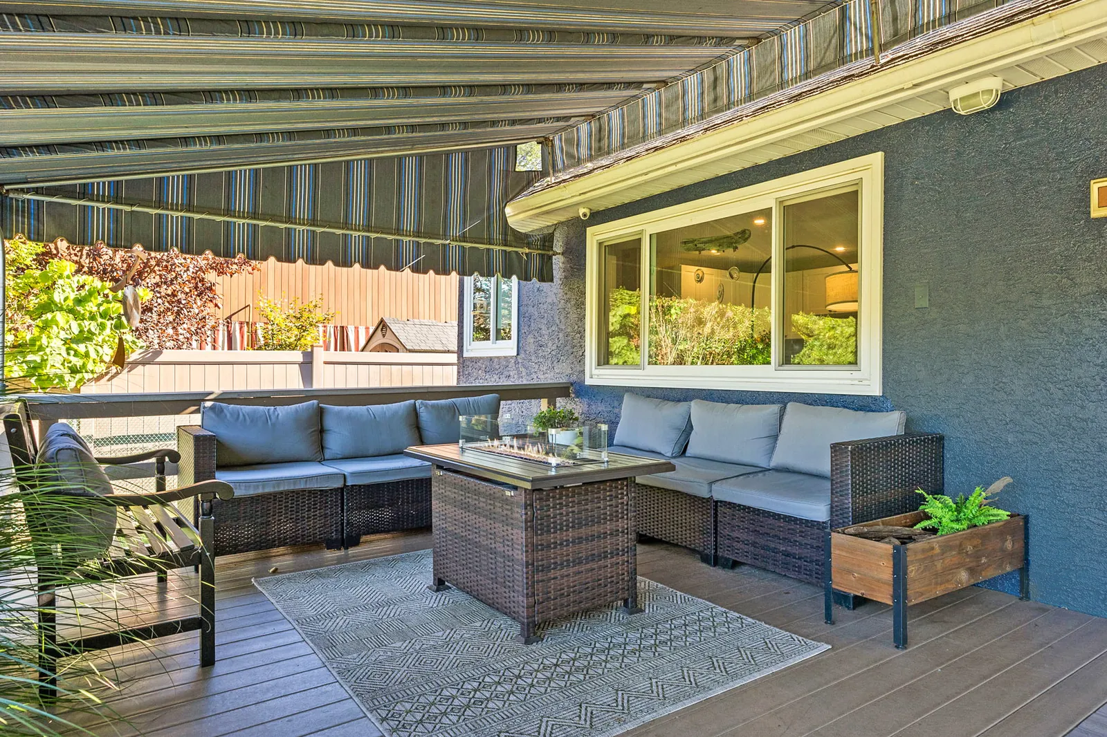 The perfect spot to unwind with a little flame and a lot of peace