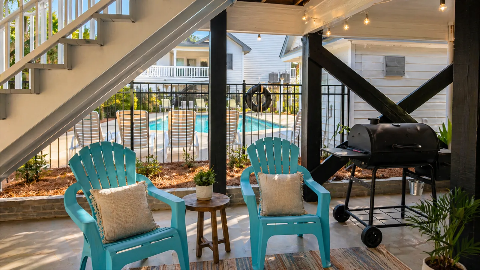 Soak up the sunshine and fire up the grill! Your private outdoor space is perfect for laid-back afternoons and enjoy effortless vacation moments