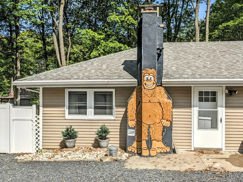 Stand next to Bigfoot and see how tall you are compared to him!