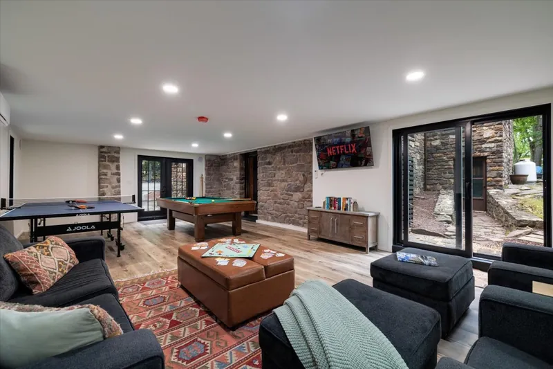 Imagine a game room this big! Stone Crest makes it a reality. 